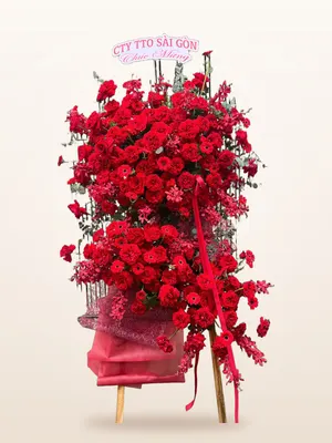Kệ Hồng Đỏ 2 Tầng Hồng Phát