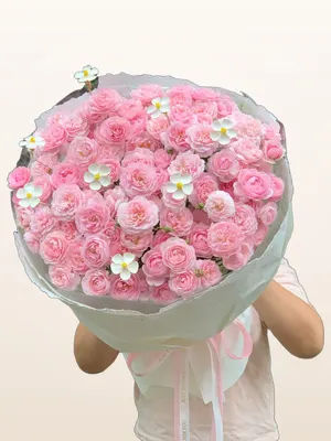 Bó Hồng Chùm Hồng Phấn