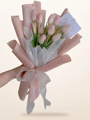 Bó Tulip Hồng Ngọt Ngào