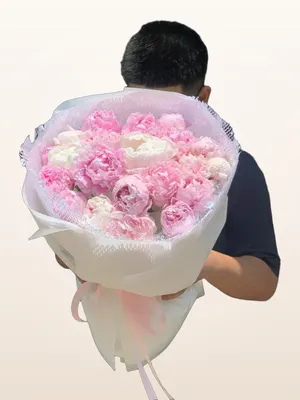 Bó Hồng Phấn Tròn Đầy
